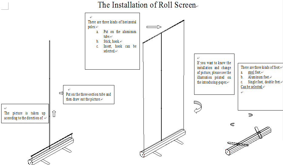 roller up banner display pull up aluminum display, poster display stand , wholesales picture poster stand