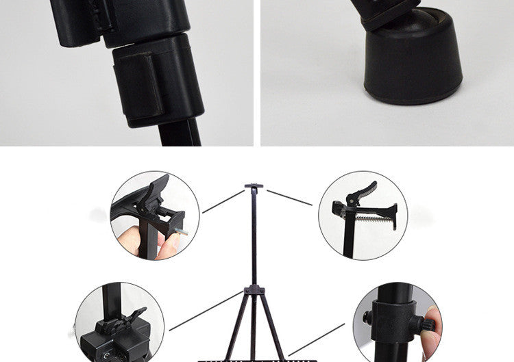 Iron material fold tripod , easel tripod stand , adjustable sketching easel wholesale