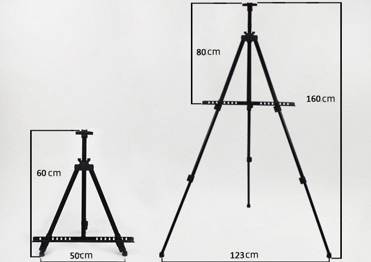 Iron material fold tripod , easel tripod stand , adjustable sketching easel wholesale