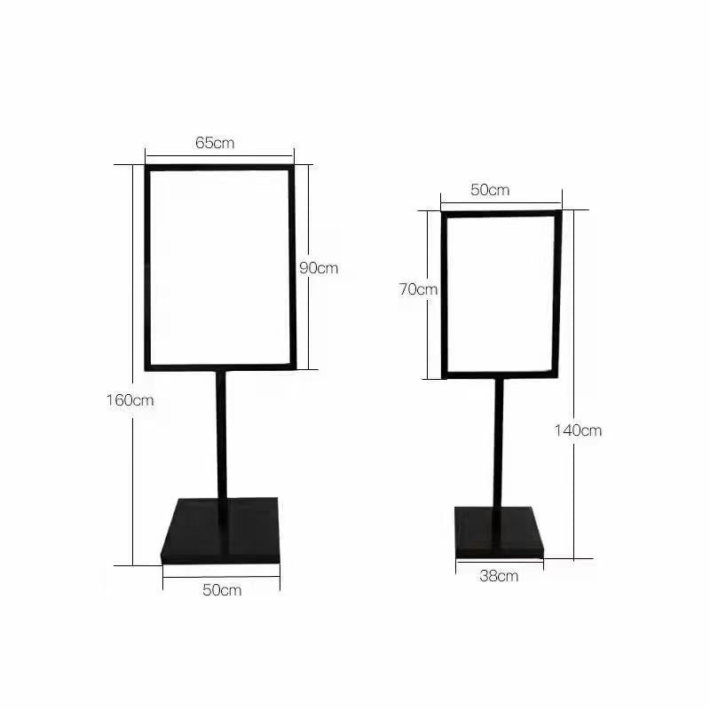 Easel Stand for Display, Floor Stand for Sign, poster sign stand , iron stand for display，kt board bracket billboard card rack vertical floor recruitment promotion display rack poster display plate