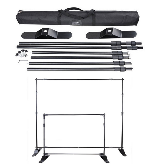 step and repeat, Photobooth background Backdrop stand,Banner Stand Kit, Adjustable Photography stand for Parties, Portable Trade Show Photo Booth with Carrying Bag, wholesale